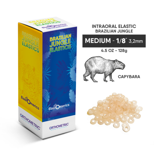 Elástico Intraoral – Capivara Médio – 1/8 Brazilian Jungle