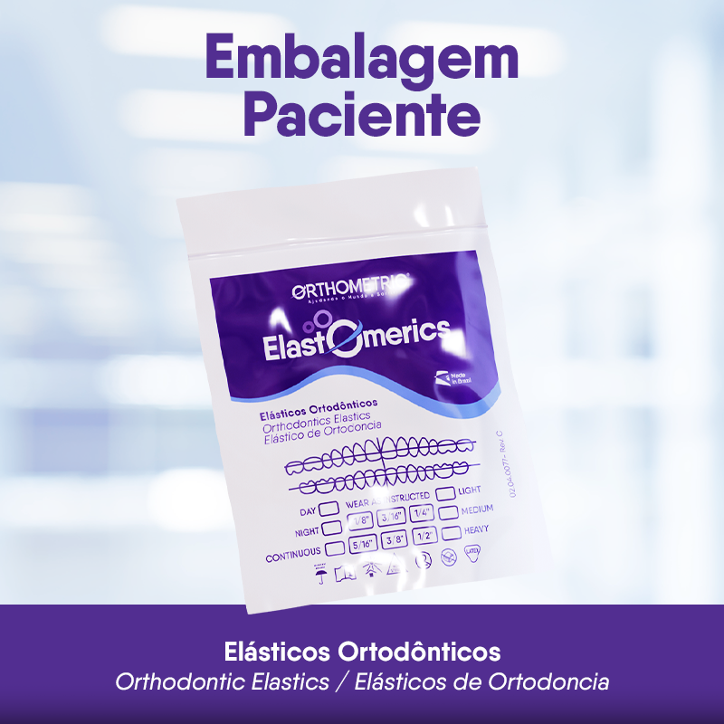 Embalagem Para Elásticos Zip Bag