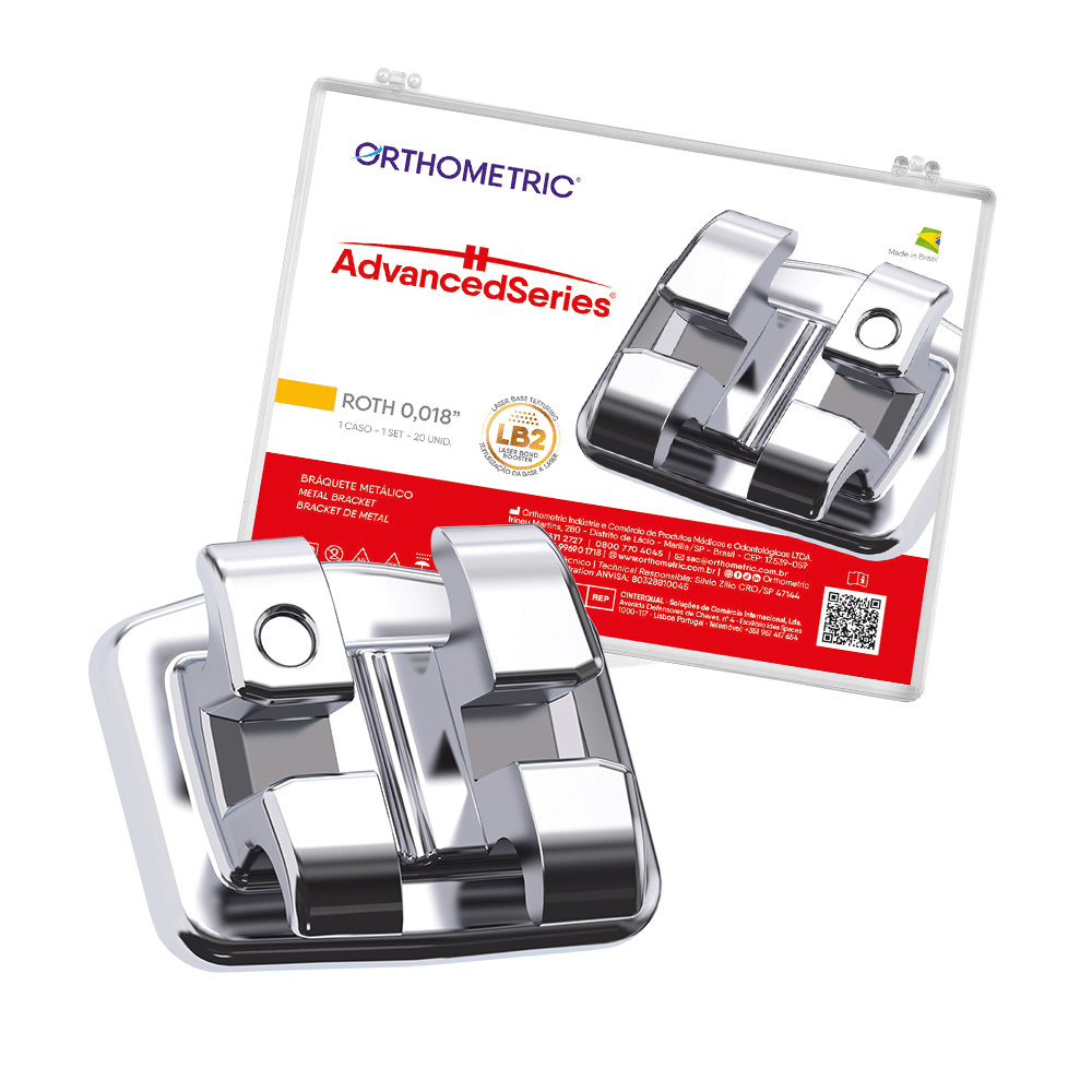 10.10.2600 – Bráquete de Aço Advanced Series Roth 0,018 1 Caso