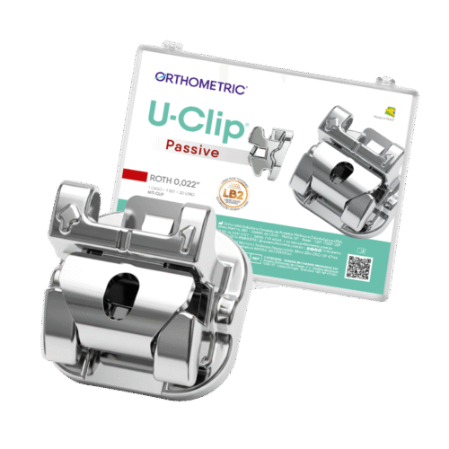 10.48.2300 – Bráquete Auto ligado de Aço Passivo U-Clip Roth 0,022 – 01 caso