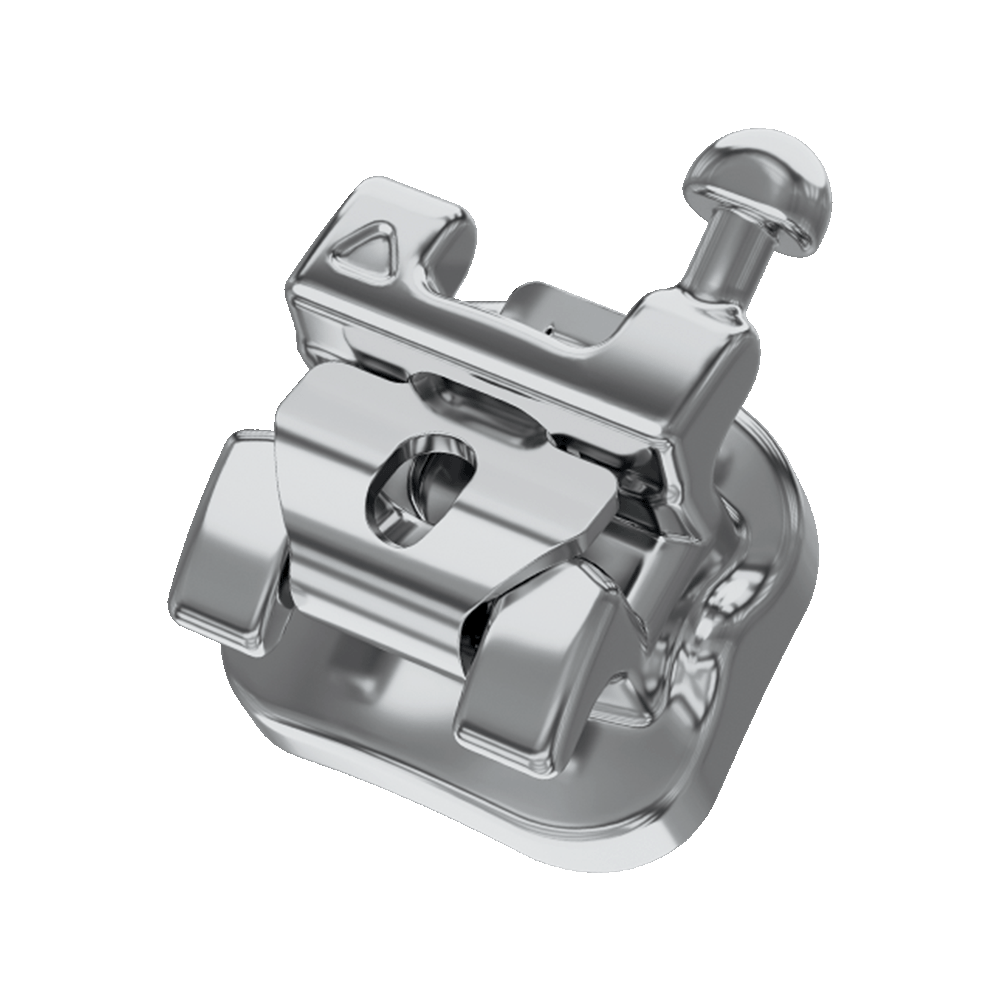 10.54.2300 – Bráquete Auto ligado de Aço Híbrido U-Clip MBT 0,022 – 01 caso