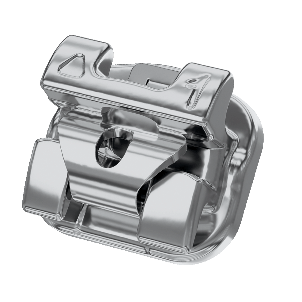 11.45.2200 – Bráquete Auto ligado de Aço Interativo U-Clip MBT 0,022 – 01 caso