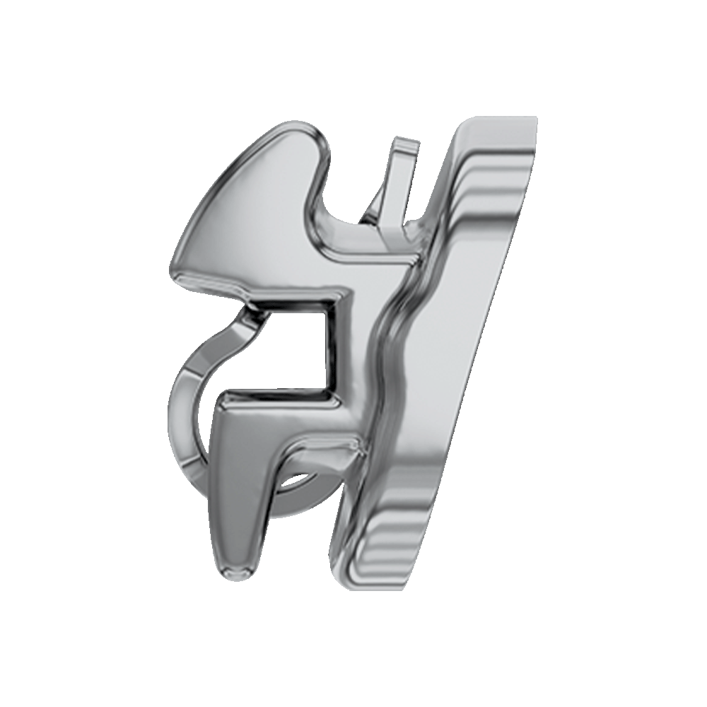 11.45.2200 – Bráquete Auto ligado de Aço Interativo U-Clip MBT 0,022 – 01 caso