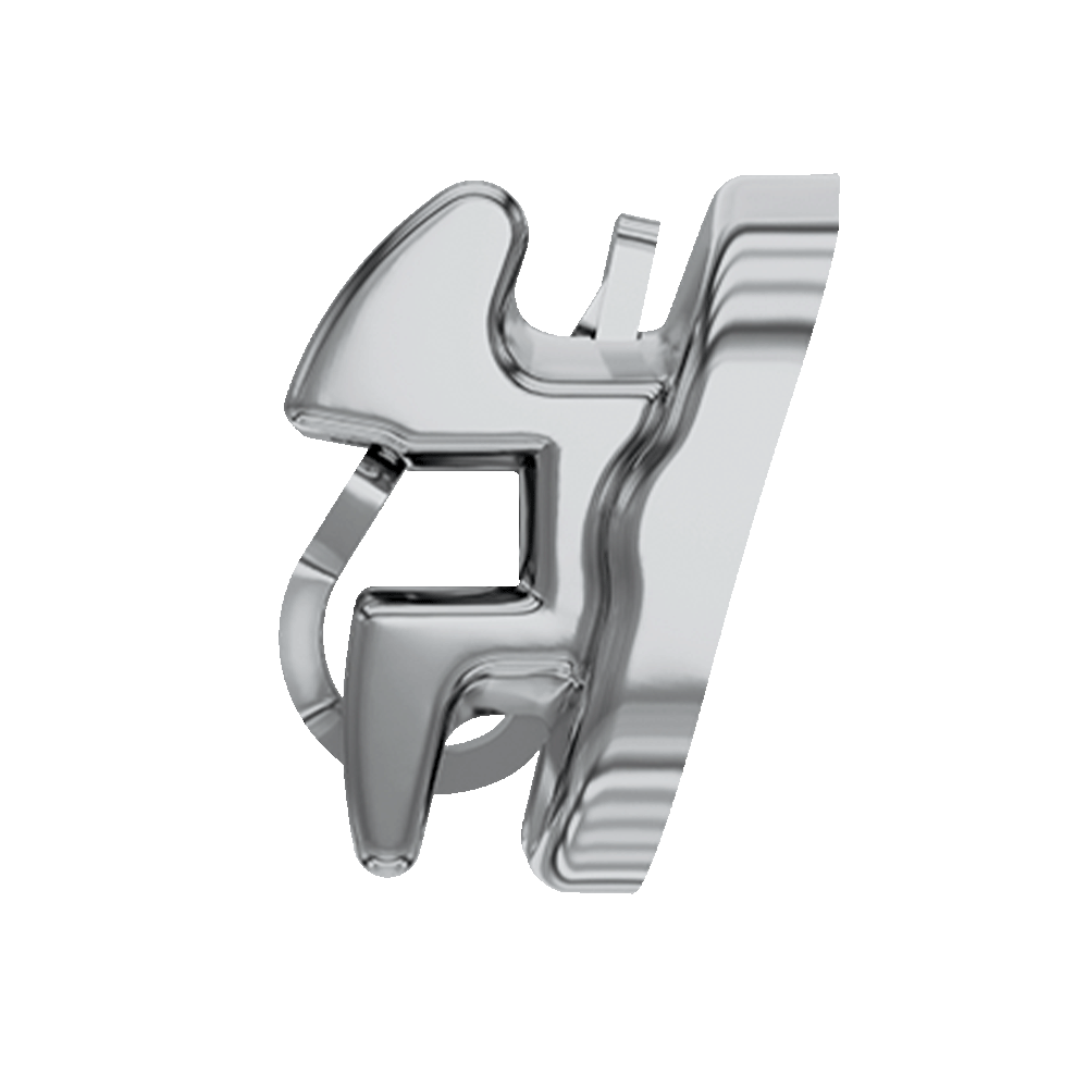 10.53.2300 – Bráquete Auto ligado de Aço Passivo U-Clip MBT 0,022 – 01 caso