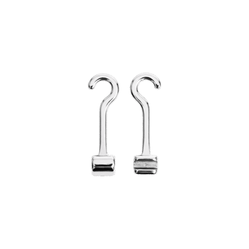 30.10.2242 – Gancho Longo Retangular de Crimpagem Direito