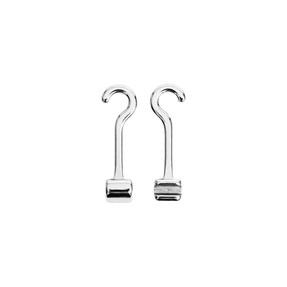 30.10.2242 – Gancho Longo Retangular de Crimpagem Direito