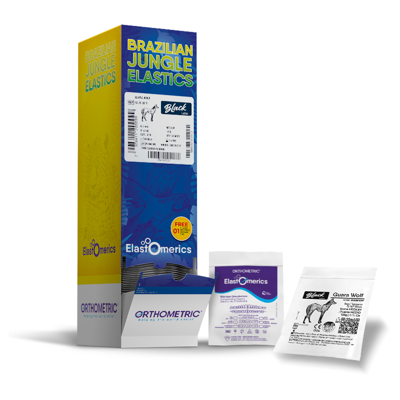 60.10.2314 – Elástico Intra oral Black Látex Médio 5/16 – Box – 50×100 un.