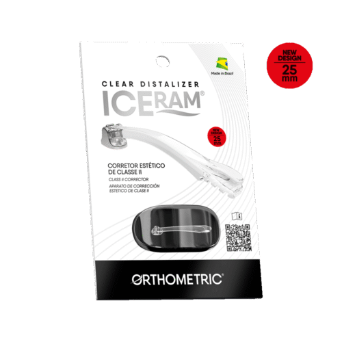 11.90.1006 – Corretor de Classe II – Iceram Clear Distalizer – 25mm (1un)