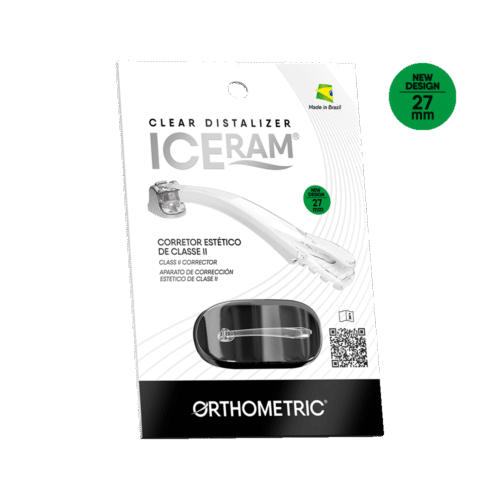 11.90.1008 – Corretor de Classe II – Iceram Clear Distalizer – 27mm (1un)