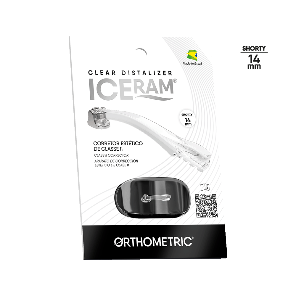 11.90.1016 – Corretor de Classe II – Iceram Clear Distalizer – 14mm (1un)
