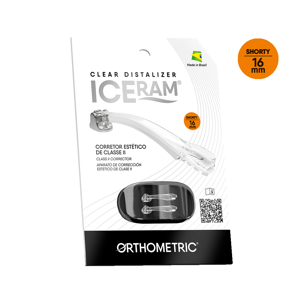 11.90.1012 – Corretor de Classe II – Iceram Clear Distalizer – 16mm (2un)