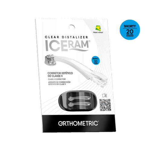 11.90.1015 – Corretor de Classe II – Iceram Clear Distalizer – 20mm (2un)