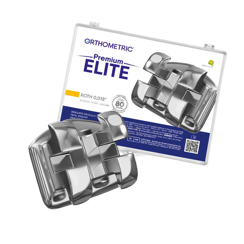 11.20.1310 – Bráquete de Aço Premium Elite Roth 0,018 10 Casos