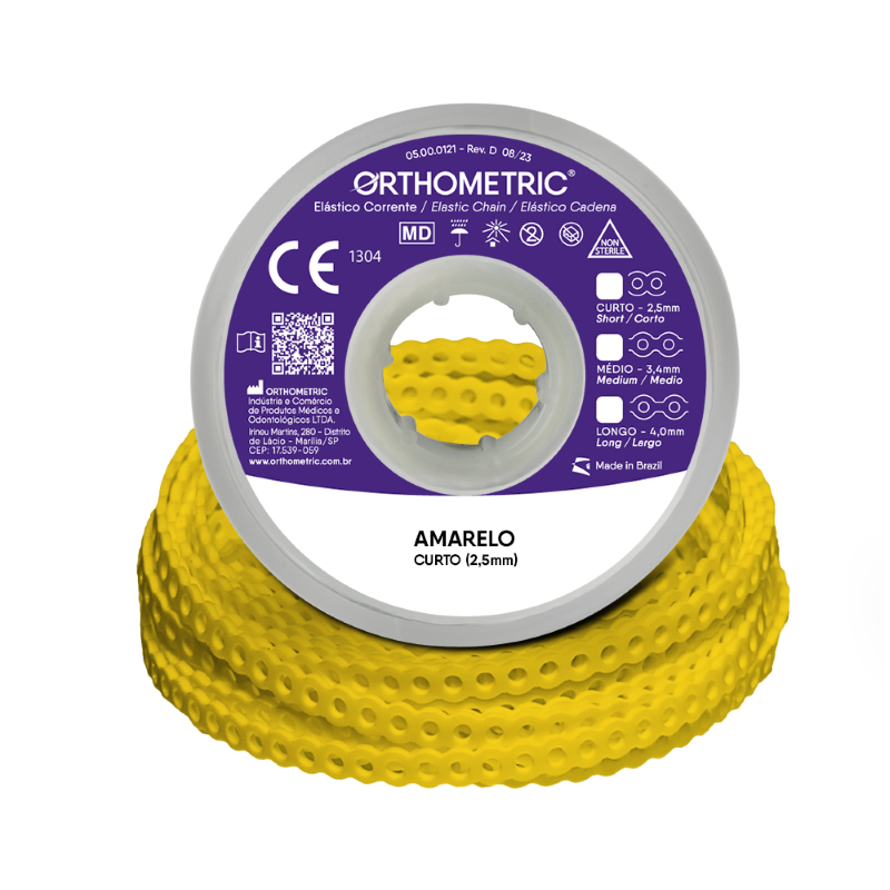 Elástico Corrente Amarelo