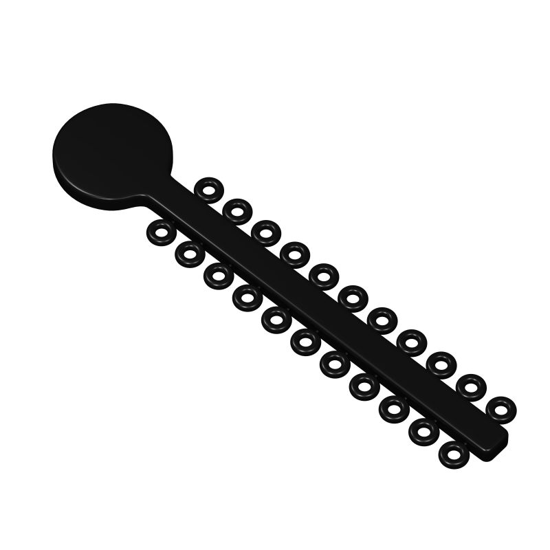 60.06.1004 – Elástico Modular Preto