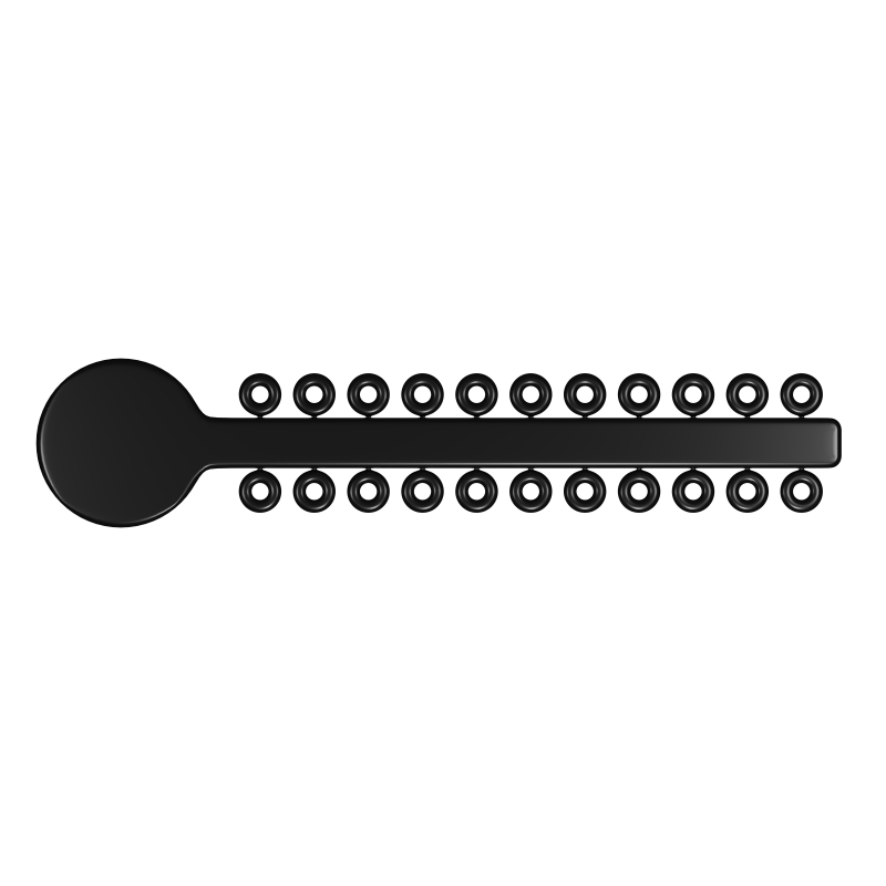 60.06.1004 – Elástico Modular Preto