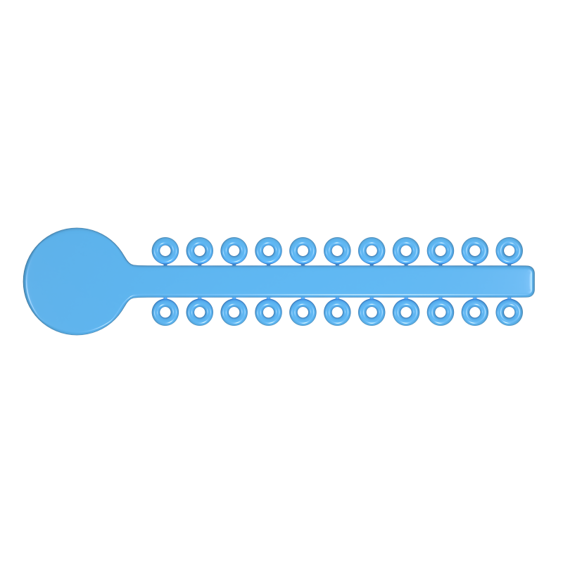 60.06.1020 – Elástico Modular Azul Bebê