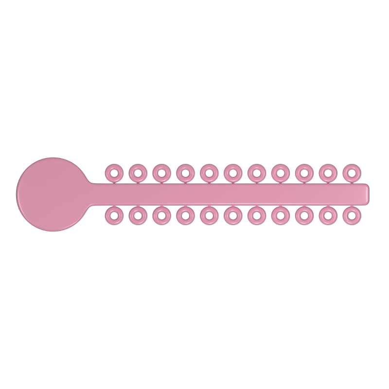 60.06.1021 – Elástico Modular Rosa Bebê