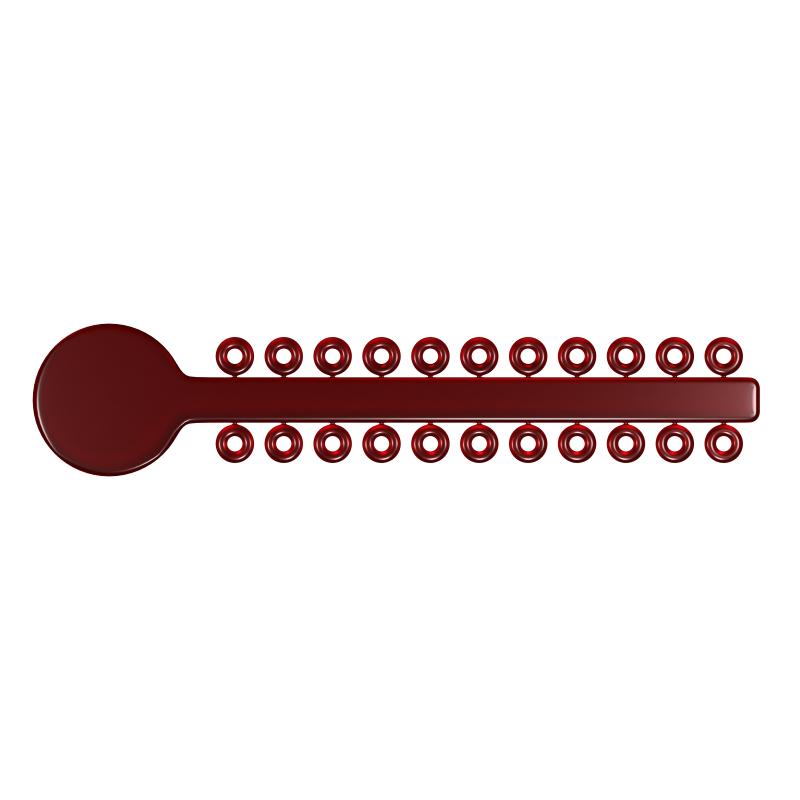 60.06.1022 – Elástico Modular Vermelho Cristal