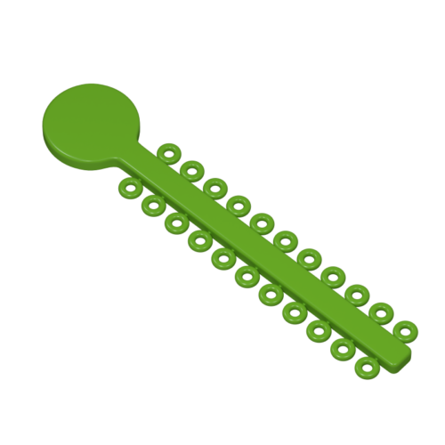 60.06.1036 – Elástico Modular Verde Limão