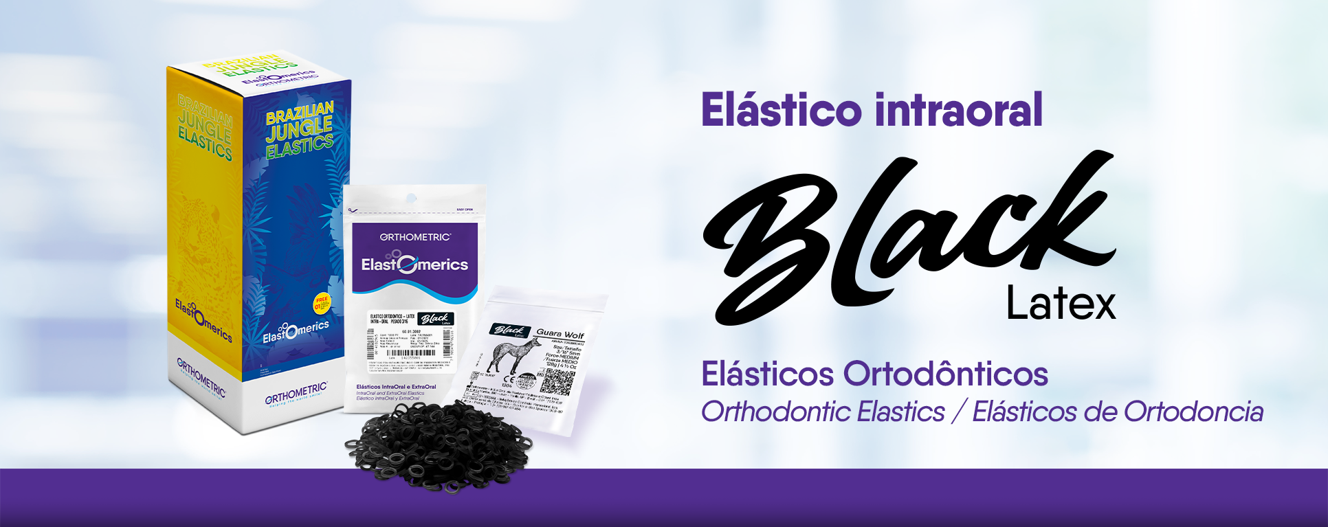 Elásticos Intraorais Black Latéx